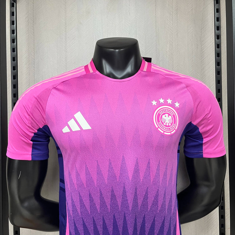 Camisa Seleção da Alemanha Away 24/25 Jogador Adidas Masculina - Rosa