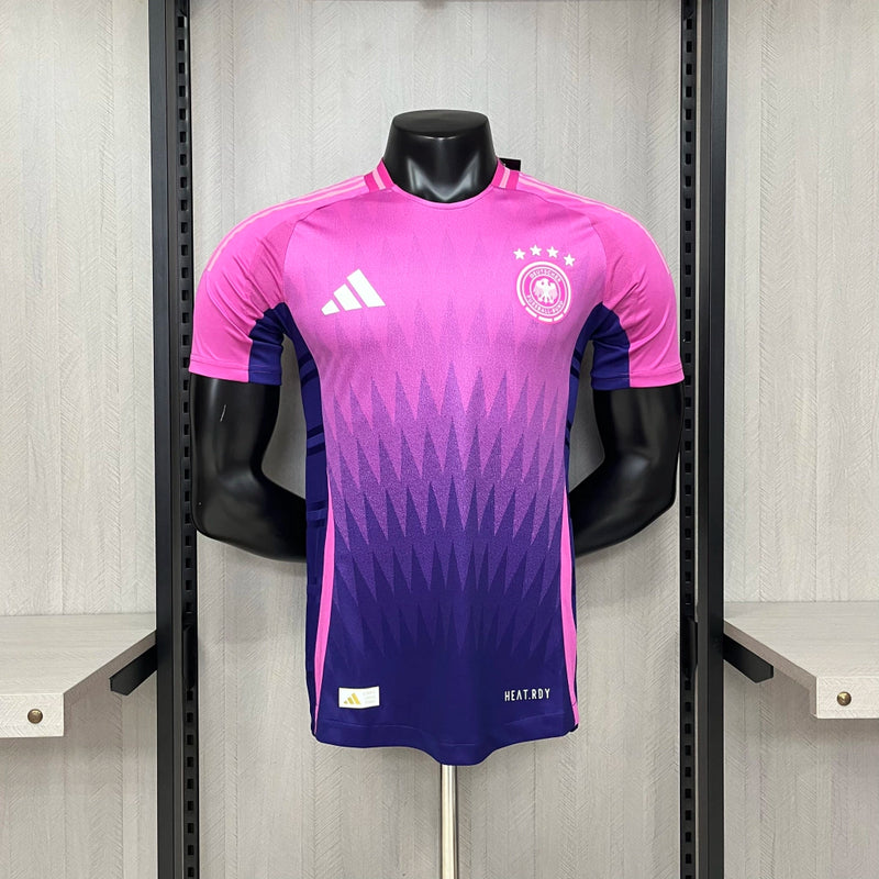 Camisa Seleção da Alemanha Away 24/25 Jogador Adidas Masculina - Rosa