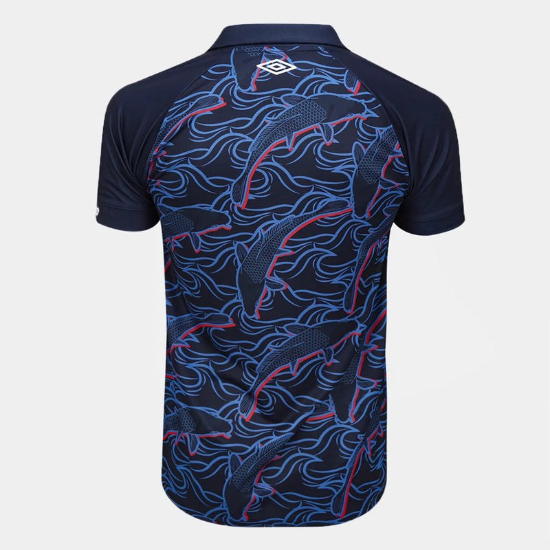 Camisa Santos III 23/24 Torcedor Umbro Masculina - Azul Marinho