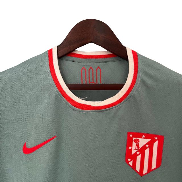 Camisa Atlético de Madrid Home 24/25 Torcedor Nike Masculina - Cinza