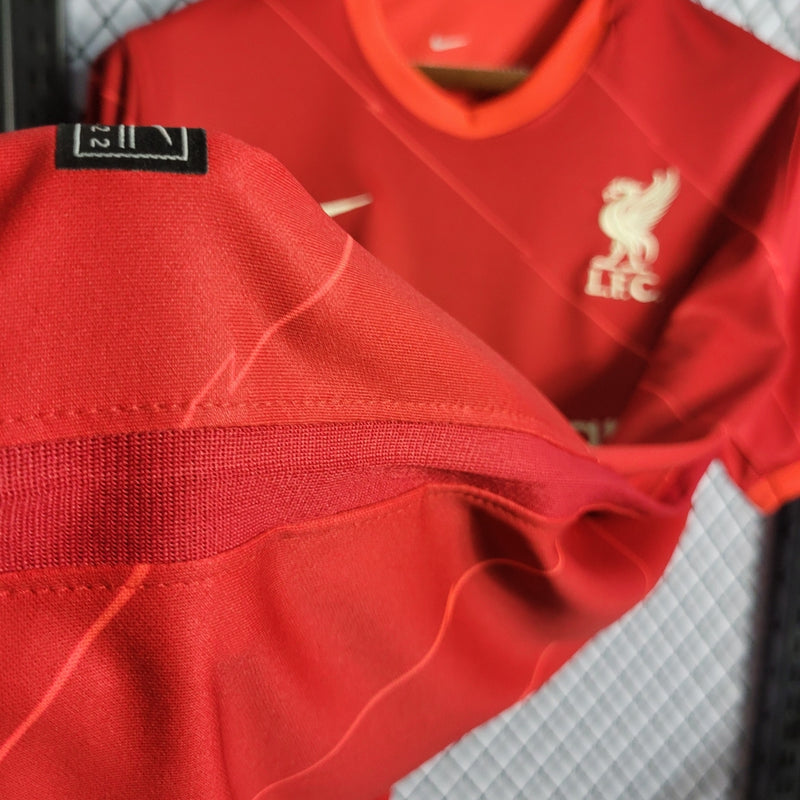 Camisa Liverpool Home 21/22 Nike Masculina - Vermelha