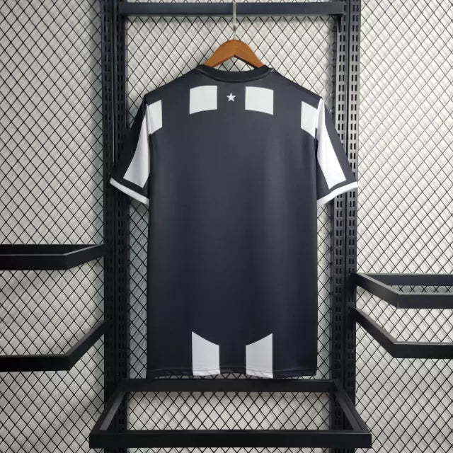 Camisa Botafogo l 23/24 Torcedor Masculina - Preta e Branca