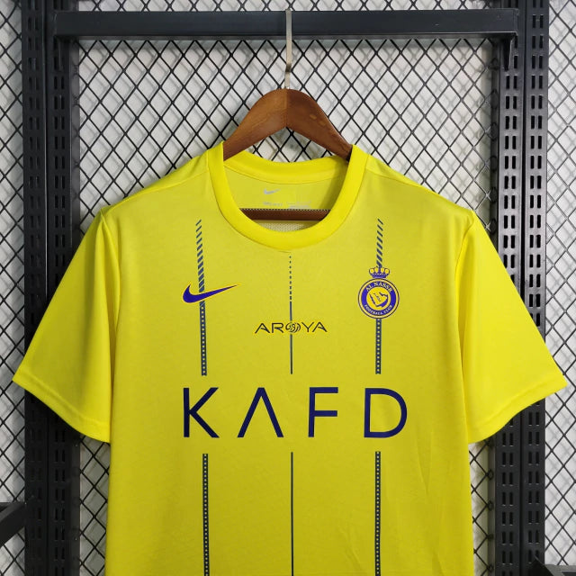 Camisa Al-Nassr 23/24 Torcedor Masculina - Amarela