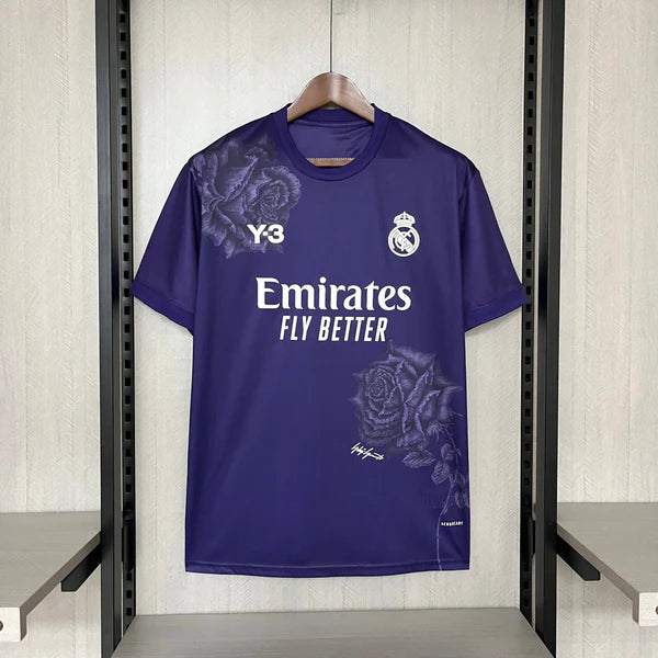 Camisa Real Madrid 23/24 Y3 Masculina Torcedor - Roxo