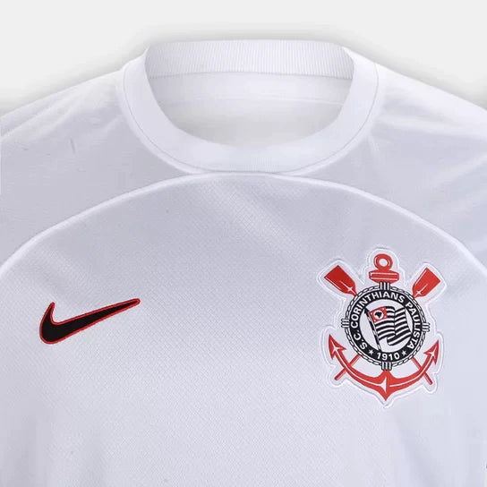 Camisa Corinthians I 23/24 Torcedor Nike Masculina - Branca