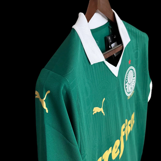 Camisa Palmeiras Torcedor - Temporada 24/25 - Verde - Crefisa - Polo