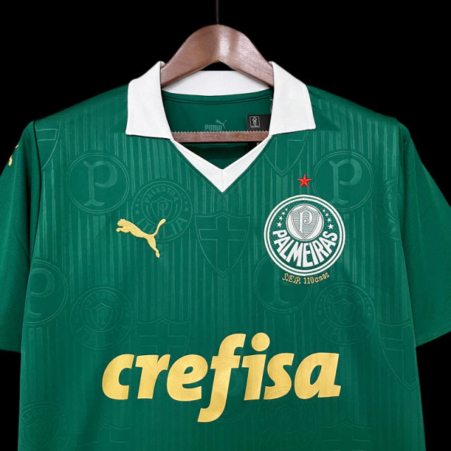 Camisa Palmeiras Torcedor - Temporada 24/25 - Verde - Crefisa - Polo