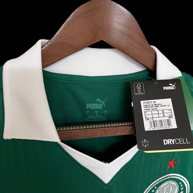 Camisa Palmeiras Torcedor - Temporada 24/25 - Verde - Crefisa - Polo