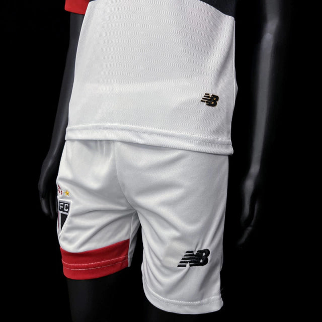 Kit Infantil São Paulo 24/25 - New Balance - Branco