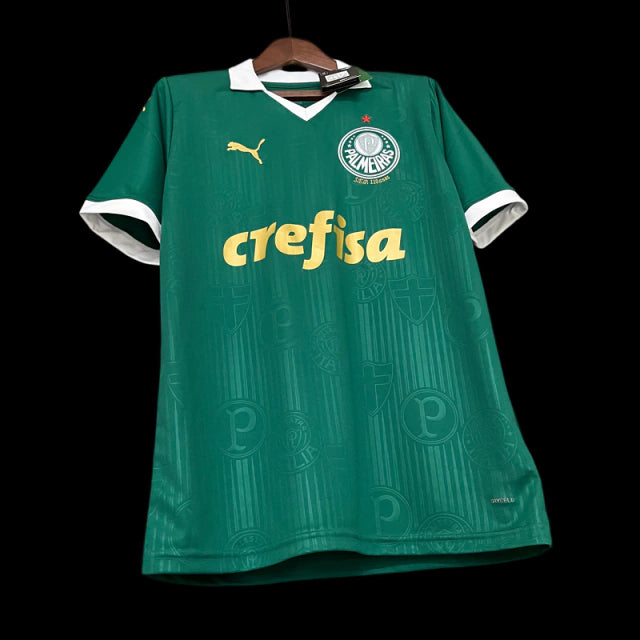 Camisa Palmeiras Torcedor - Temporada 24/25 - Verde - Crefisa - Polo