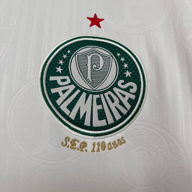 Camisa Palmeiras Torcedor - Temporada 24/25 - Branca - Crefisa - Polo