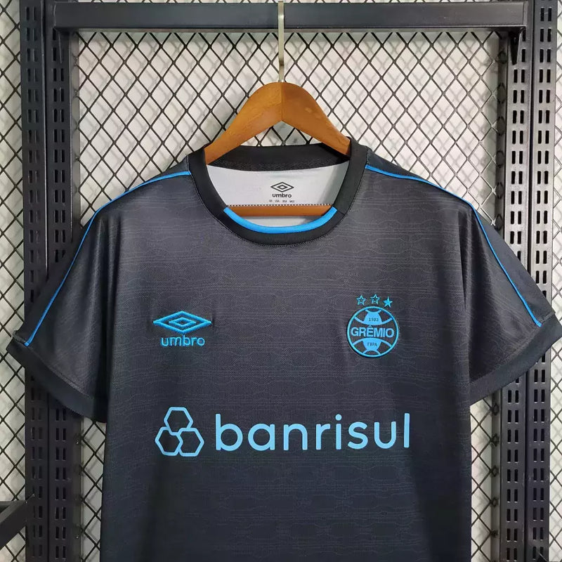 Camisa Grêmio III 23/24 Torcedor Umbro Masculina - Preto e Azul