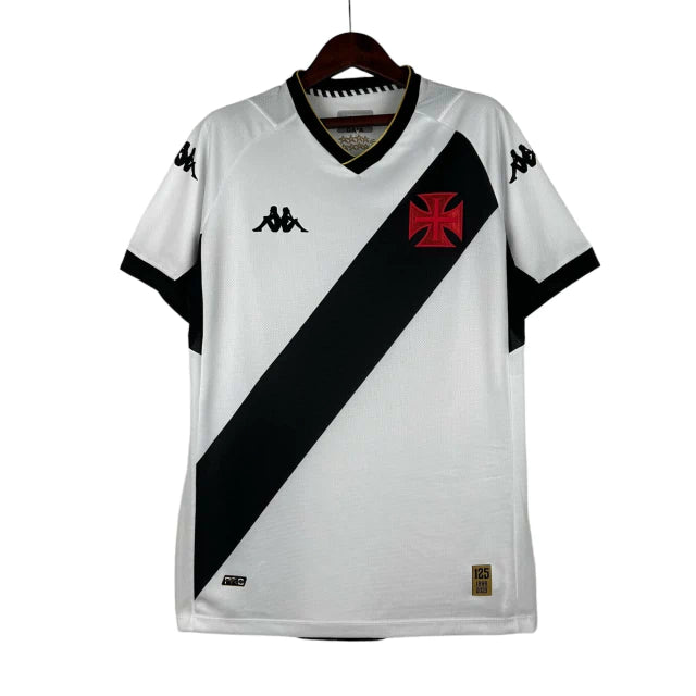 Camisa Vasco I 23/24 Torcedor Kappa Masculina - Branco