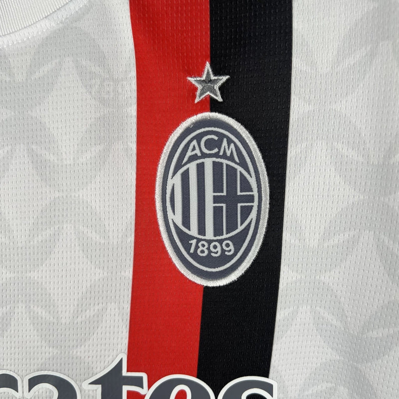 Camisa AC Milan Away 23/24 Torcedor Puma Masculina - Branca