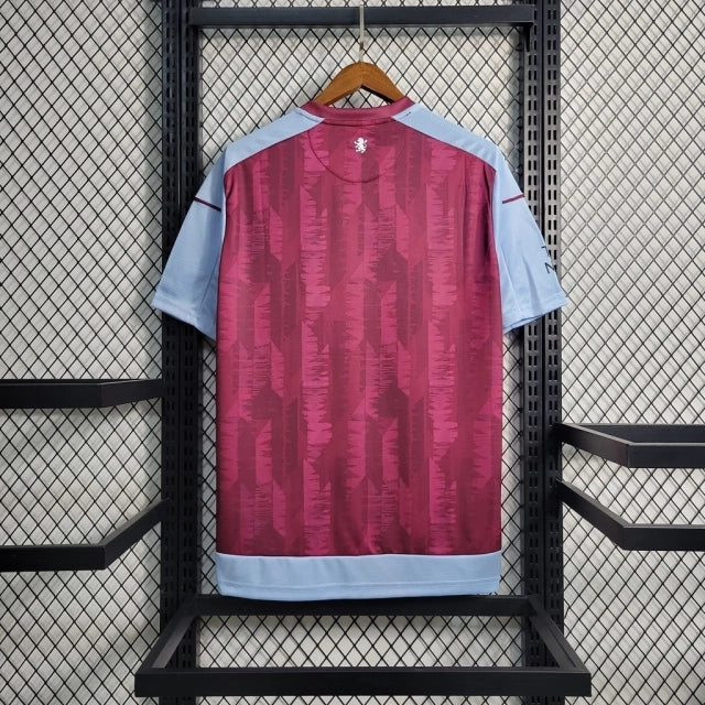 Camisa Aston Villa Home 23/24 - Torcedor Castore Masculina - Vinho