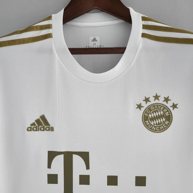 Camisa Bayern München Away 22/23 Torcedor Adidas Masculina - Branca