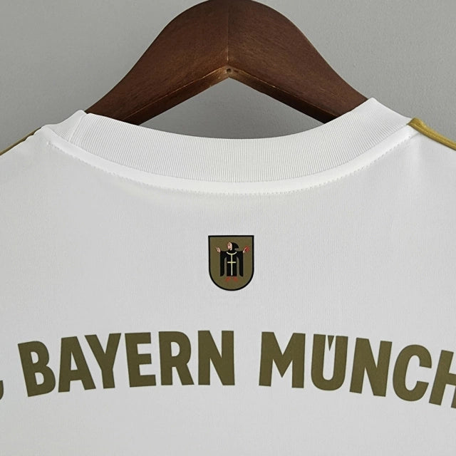 Camisa Bayern München Away 22/23 Torcedor Adidas Masculina - Branca