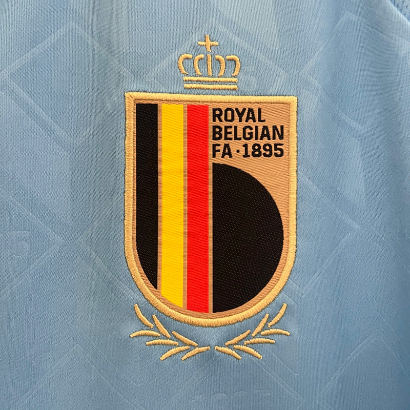 Camisa Bélgica II 2024 Adidas Masculina Euro Copa - Azul