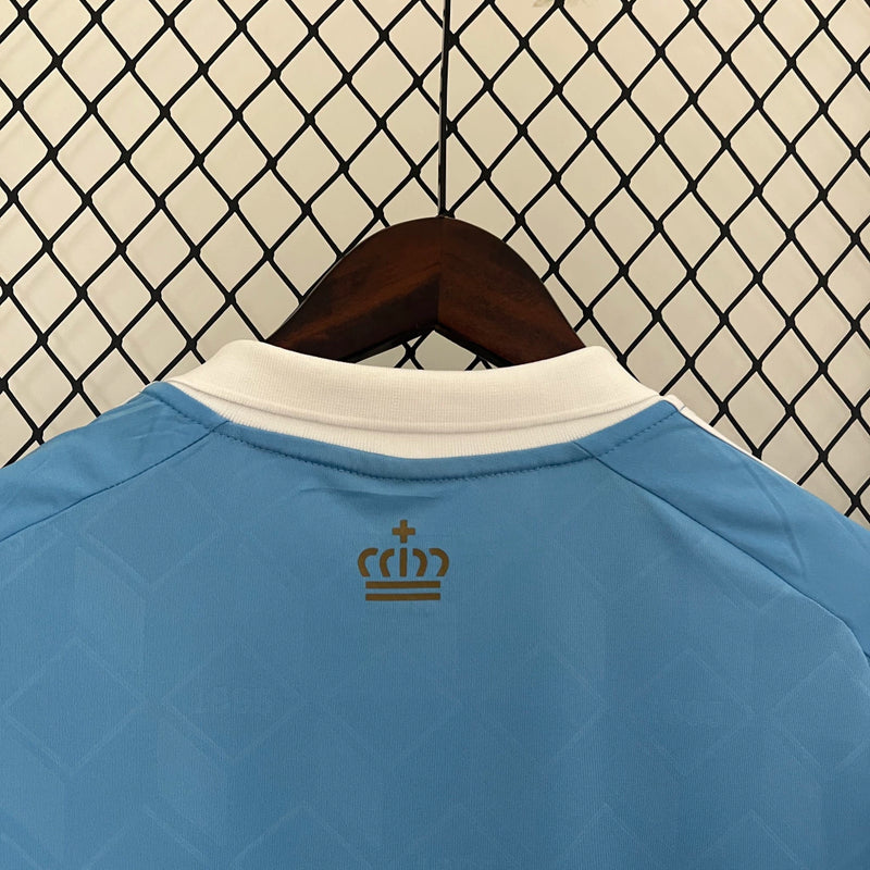 Camisa Bélgica II 2024 Adidas Masculina Euro Copa - Azul