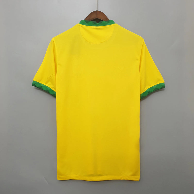 Camisa Brasil Home 21/22 nike Masculina Torcedor Amarela e Verde