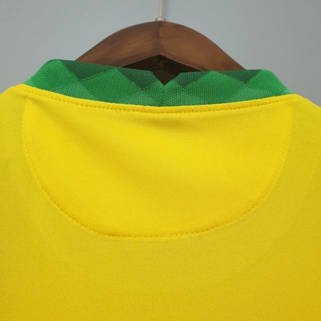 Camisa Brasil Home 21/22 nike Masculina Torcedor Amarela e Verde