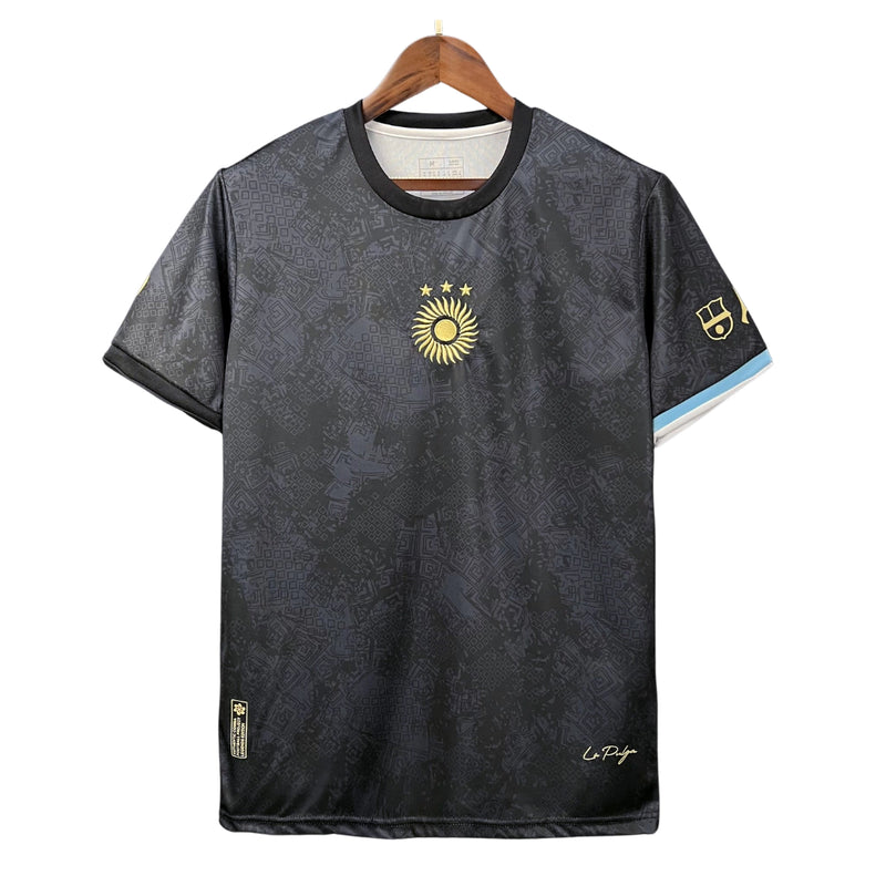 Camisa GOAT Messi 23/24 Comma "La Pulga" Masculina - Preto