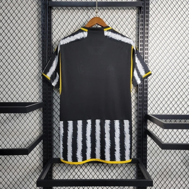 Camisa Juventus I 23/24 - Torcedor Adidas Masculina - Preto e Branco