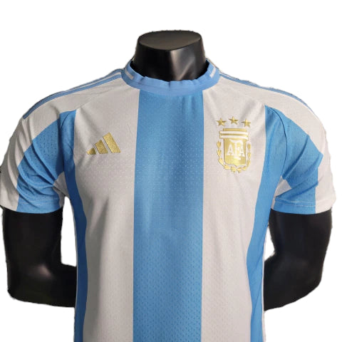 Camisa Argentina I 24/25 Jogador Adidas Masculina - Azul