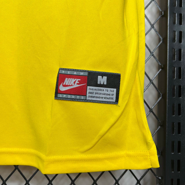 Camisa Reedição Brasil 1998 Nike Masculina - Amarelo