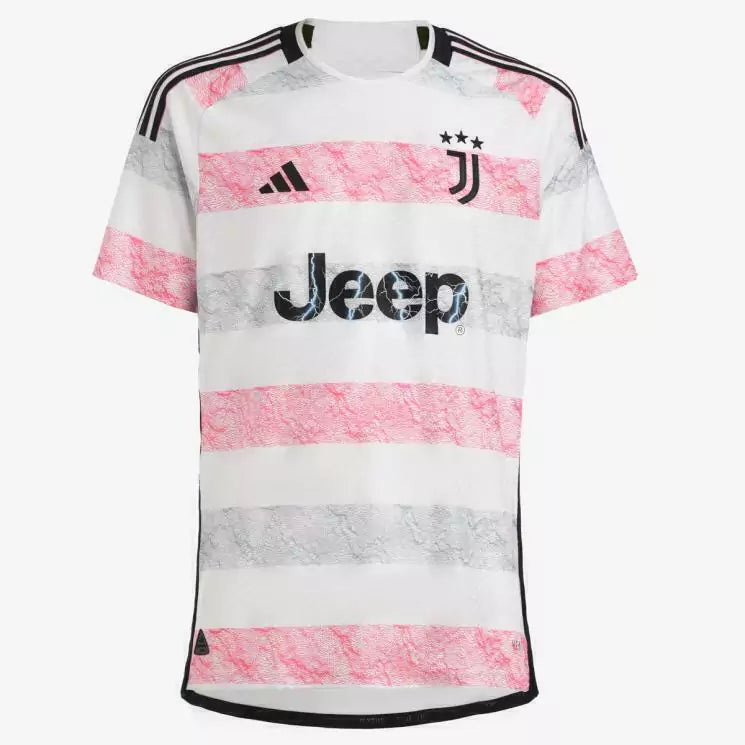 Camisa Juventus Away 23/24 Adidas Masculina s/n° Branca e Rosa