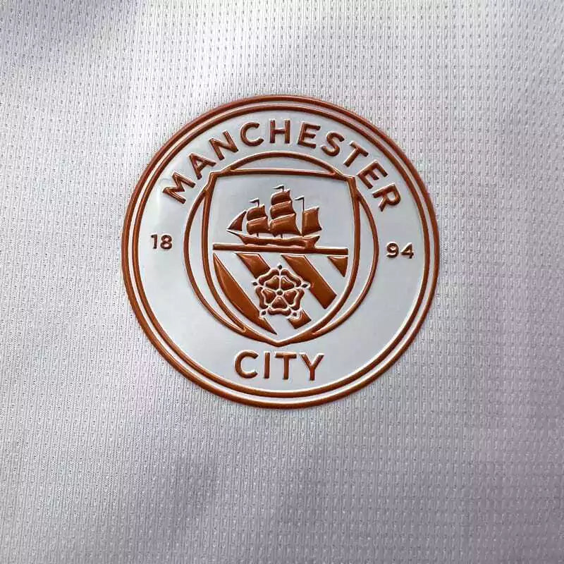 Camisa Manchester City Away 23/24 Puma Masculina s/n° Off White