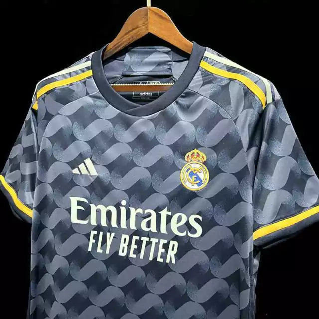 Camisa Real Madrid Away 23/24 Adidas Masculina s/n° Preta