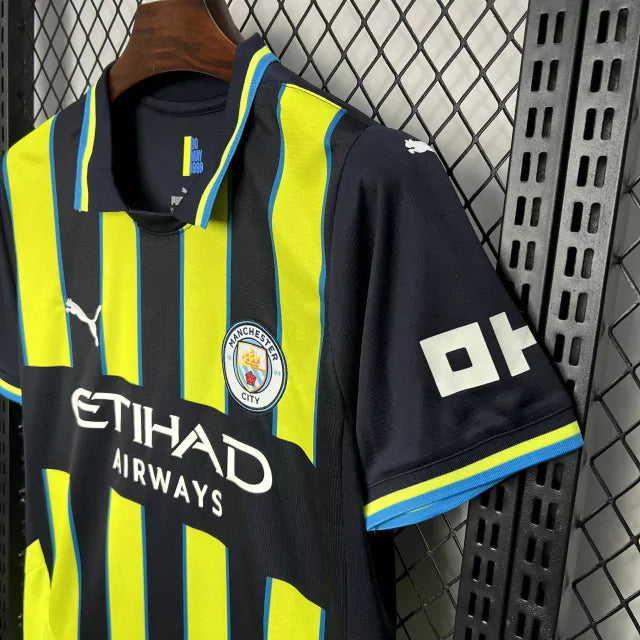 Camisa Manchester City II 24/25 Puma Masculina - Amarelo e Preto