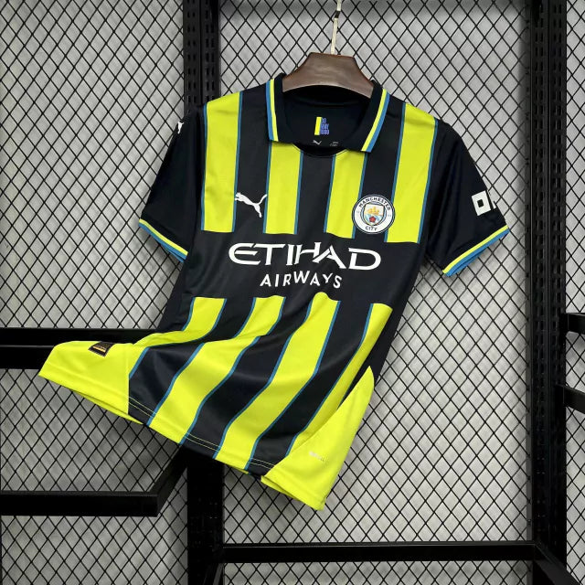 Camisa Manchester City II 24/25 Puma Masculina - Amarelo e Preto