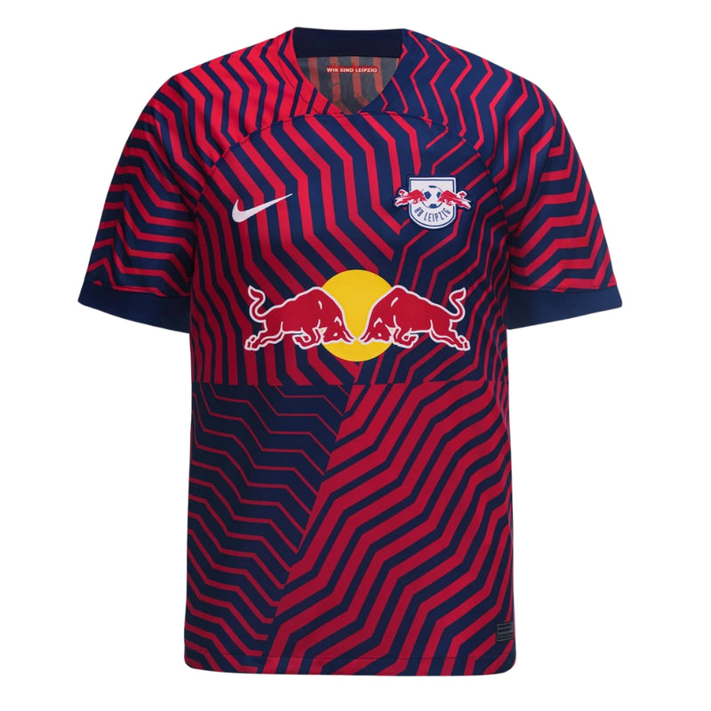 Camisa RB Leipzig II 23/24 Nike Masculina - Vermelha e Azul