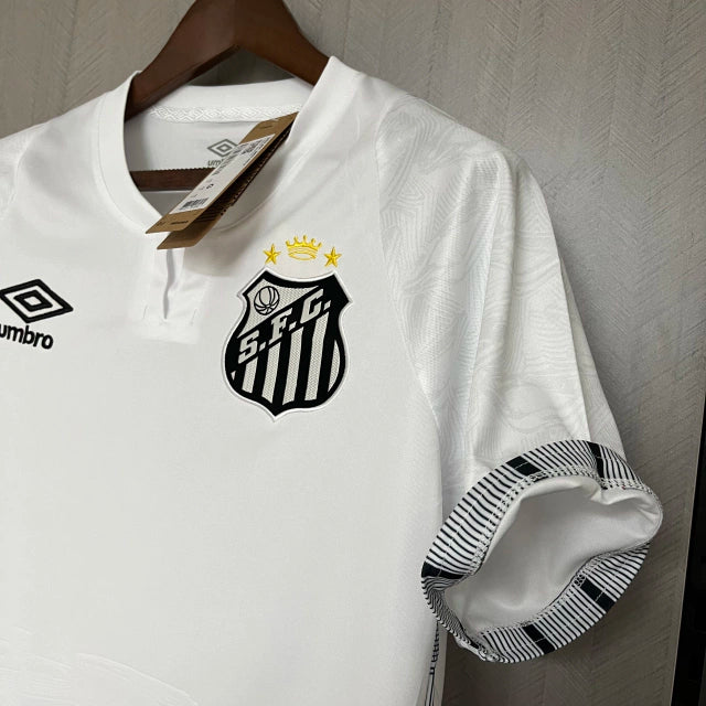 Camisa Santos I 24/25 Torcedor Umbro Masculina - Branca