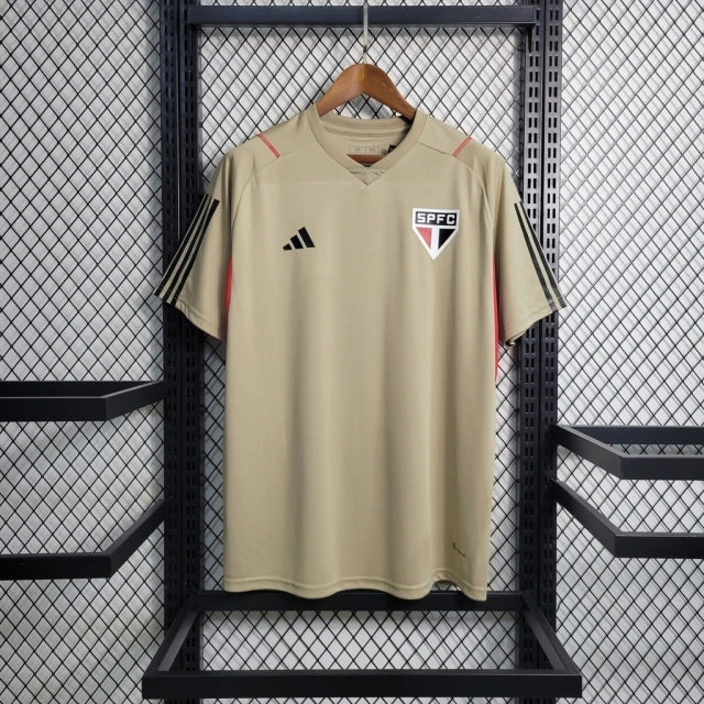 Camisa São Paulo Treino 23/24 Torcedor Adidas Masculina - Bege