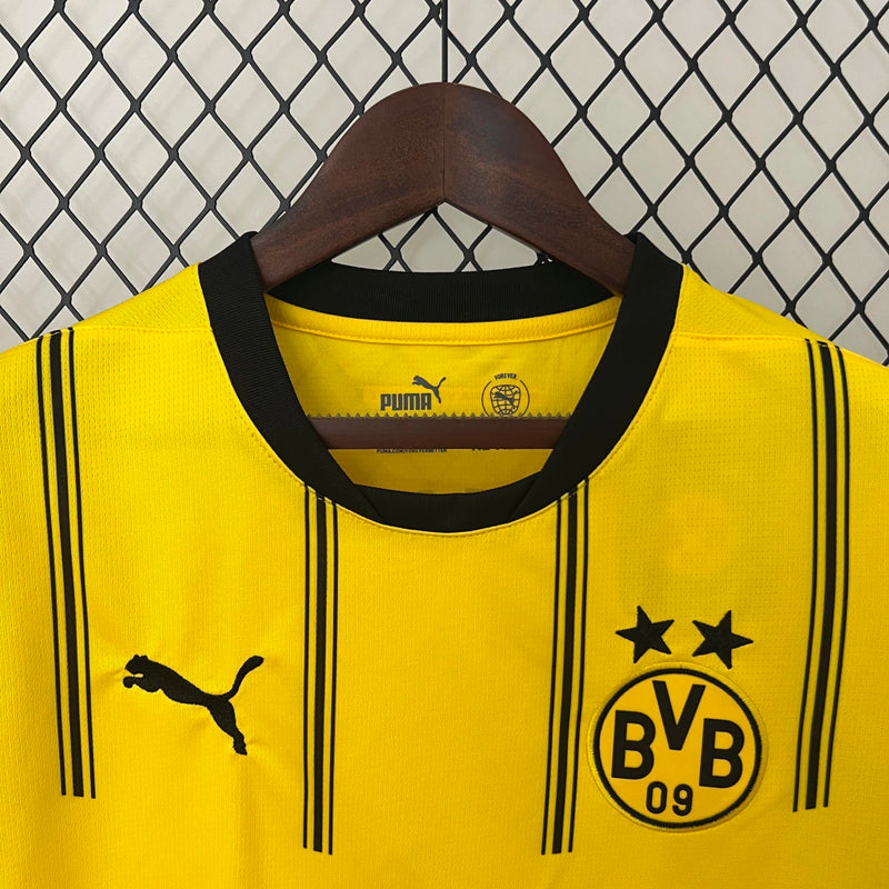 Camisa Borussia Dortmund I 24/25 - Torcedor Puma Masculina - Amarelo