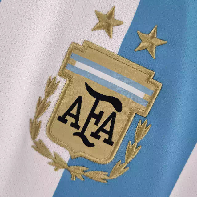 Camisa Argentina Home 2022 Torcedor Adidas Masculina - Branca e Azul