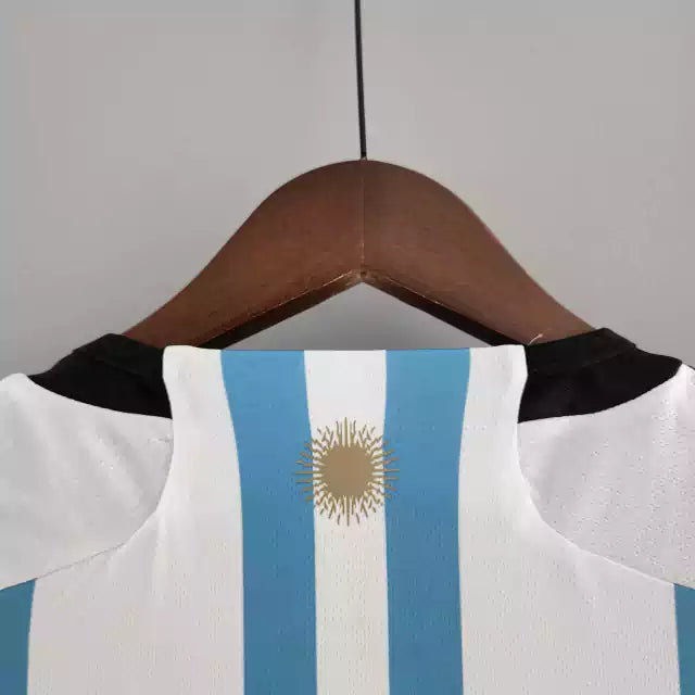 Camisa Argentina Home 2022 Torcedor Adidas Masculina - Branca e Azul