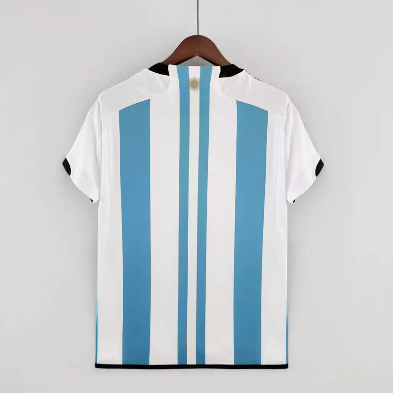 Camisa Argentina Home 2022 Torcedor Adidas Masculina - Branca e Azul