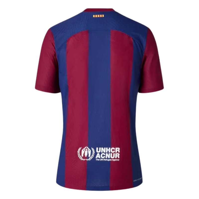 Camisa Barcelona I 23/24 - Torcedor Nike Masculina - Azul e Grená