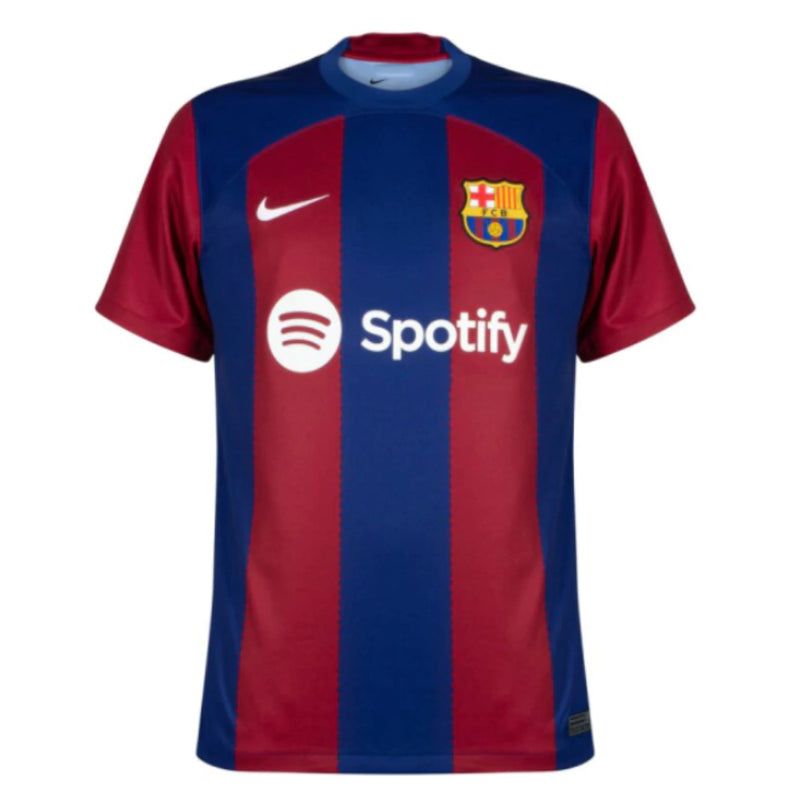 Camisa Barcelona I 23/24 - Torcedor Nike Masculina - Azul e Grená