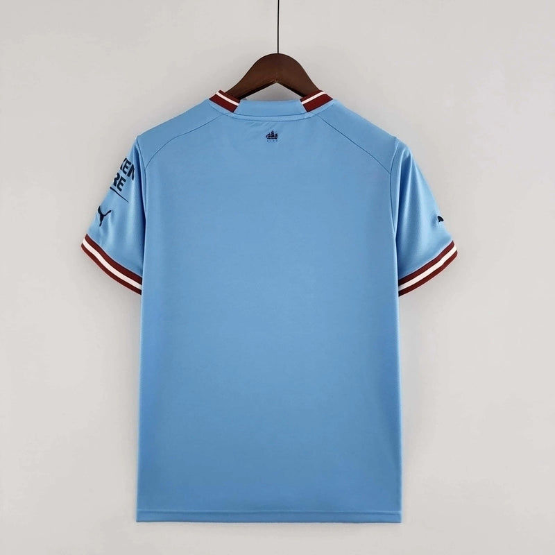 Camisa Manchester City Home 22/23 Torcedor Puma Masculina - Azul