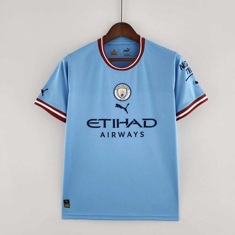 Camisa Manchester City Home 22/23 Torcedor Puma Masculina - Azul