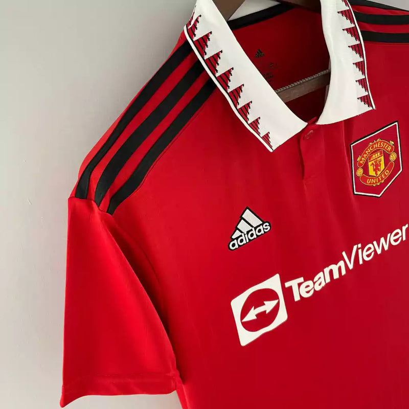 Camisa Manchester United Home 22/23 Torcedor Adidas Masculina - Vermelha