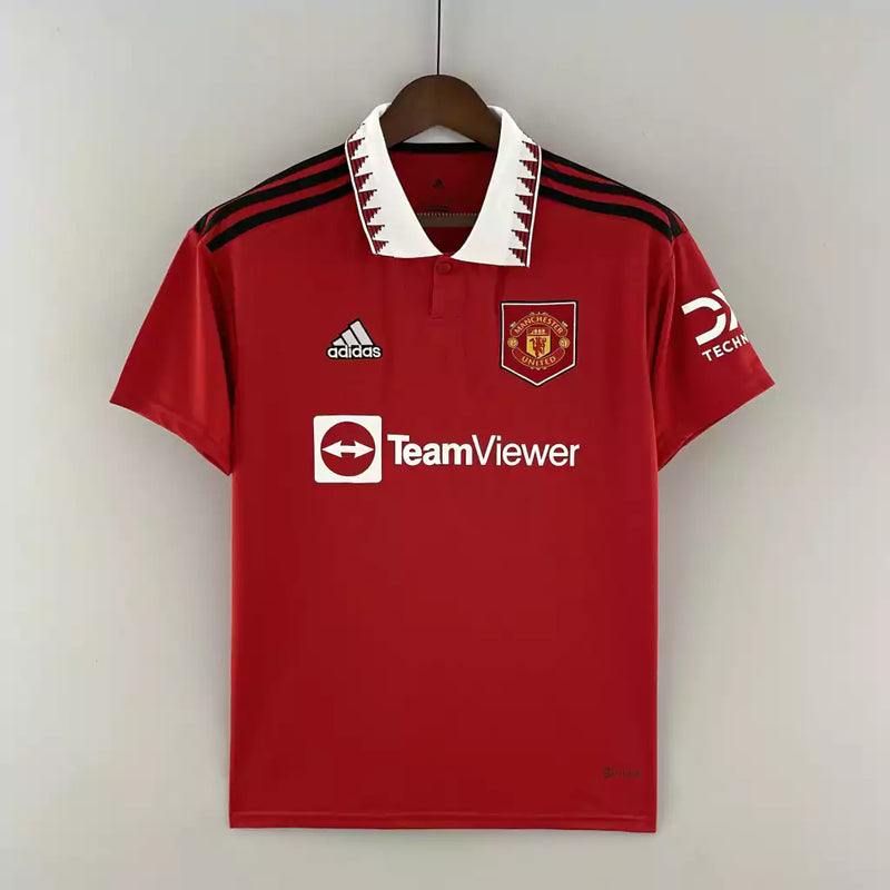 Camisa Manchester United Home 22/23 Torcedor Adidas Masculina - Vermelha