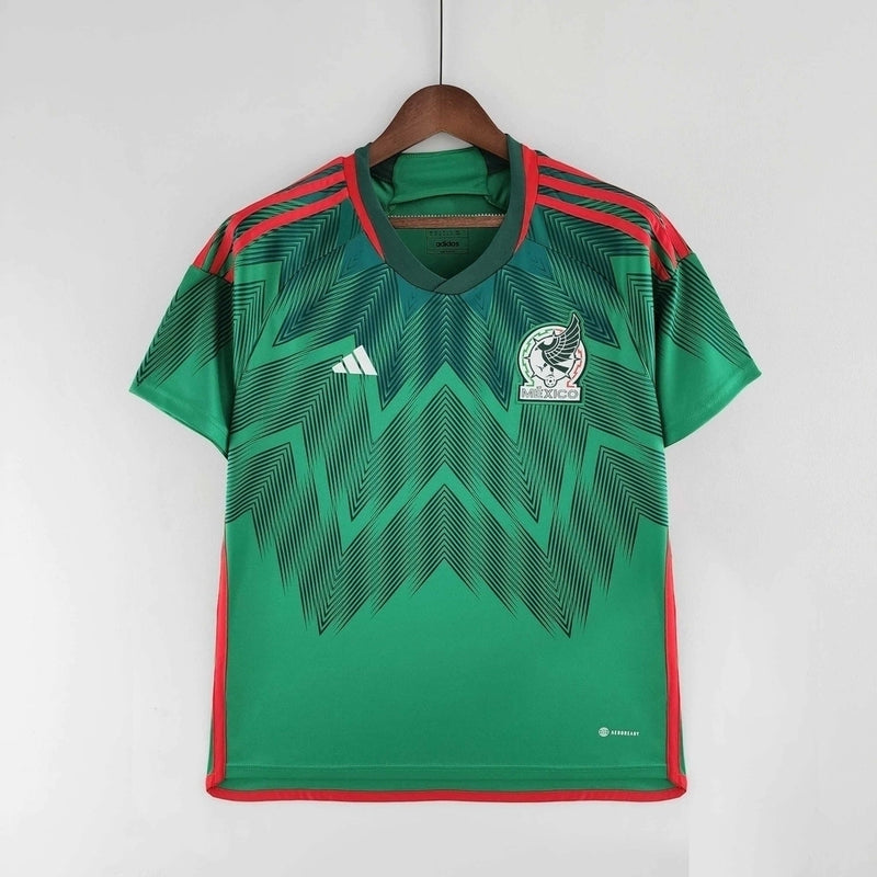 Camisa México Home 2022 Torcedor Adidas Masculina - Verde