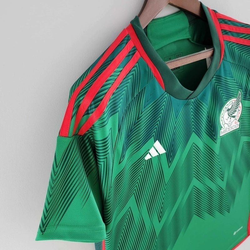 Camisa México Home 2022 Torcedor Adidas Masculina - Verde