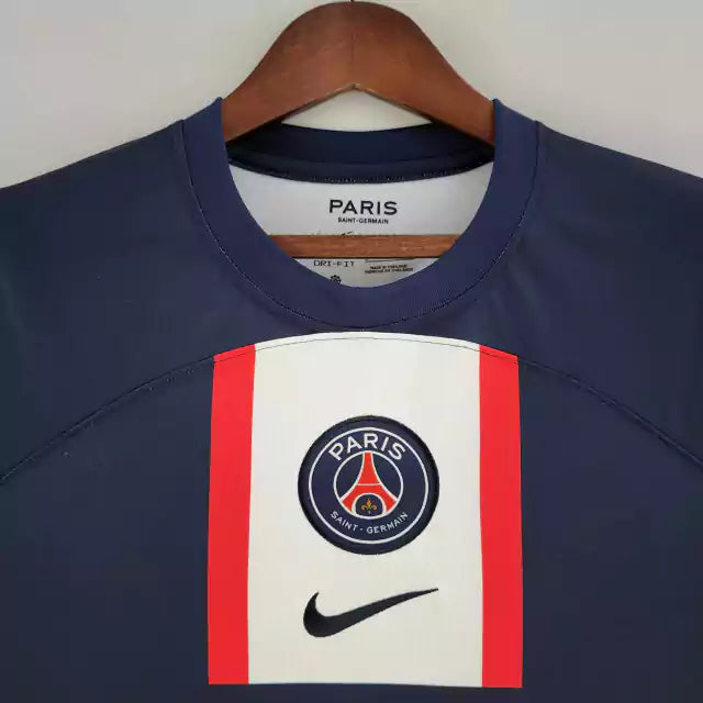 Camisa Paris Saint-Germain PSG Home 22/23 Torcedor Masculina - Azul